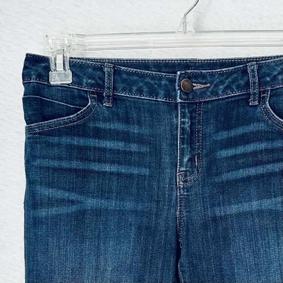 Simply Vera Wang Jean Pants Women 6 Blue Skinny Mid Rise 5 Pocket Casual Comfy - Picture 8 of 12